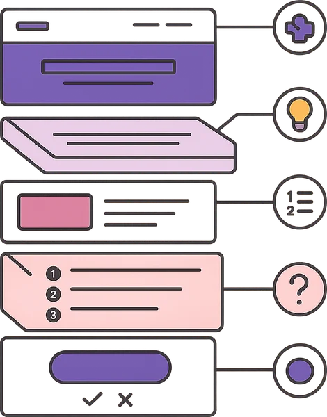Illustration for The Anatomy of a High-Converting Landing Page, a guide by Koala Digital, Sydney