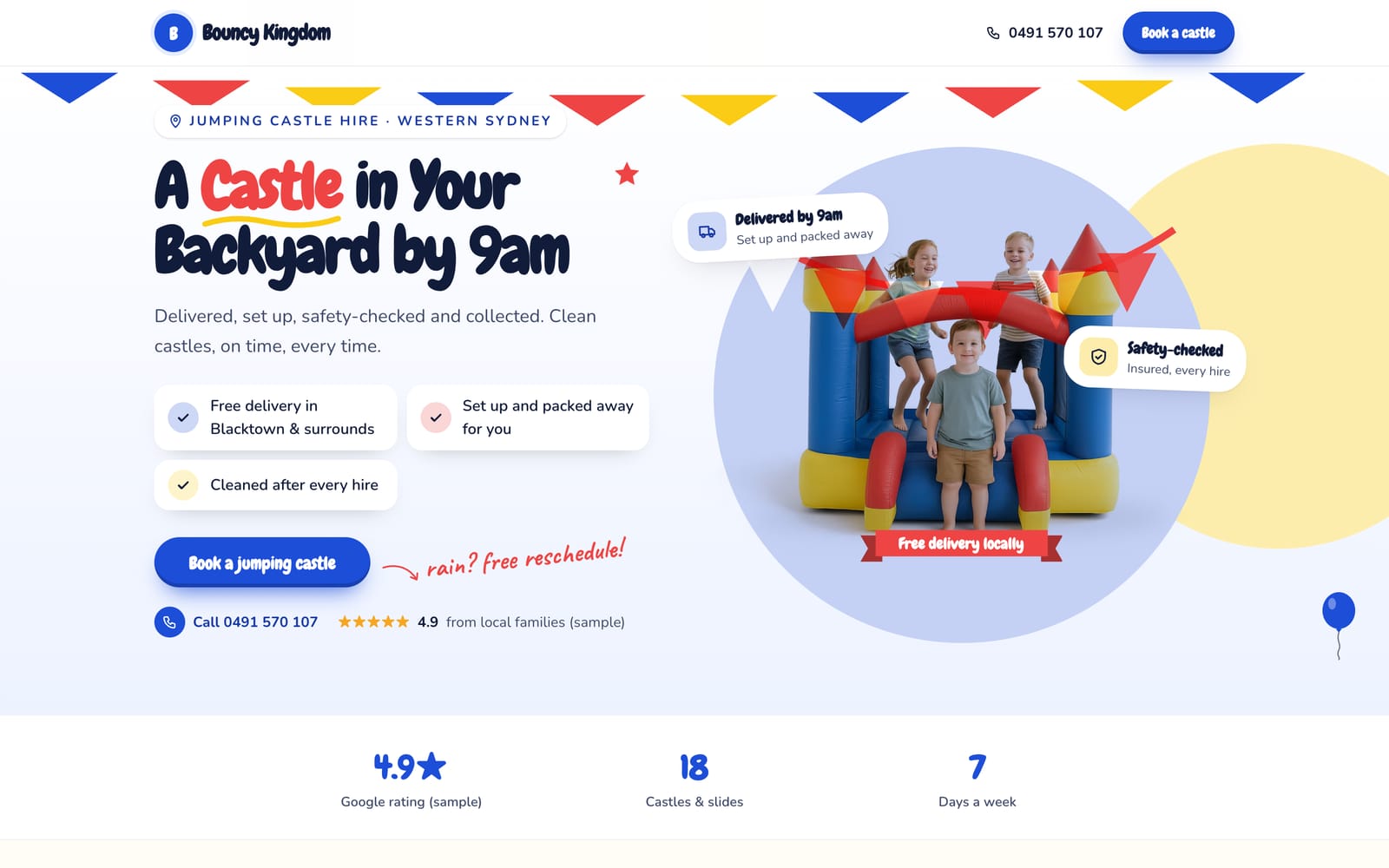 Bouncy Kingdom Castle Hire