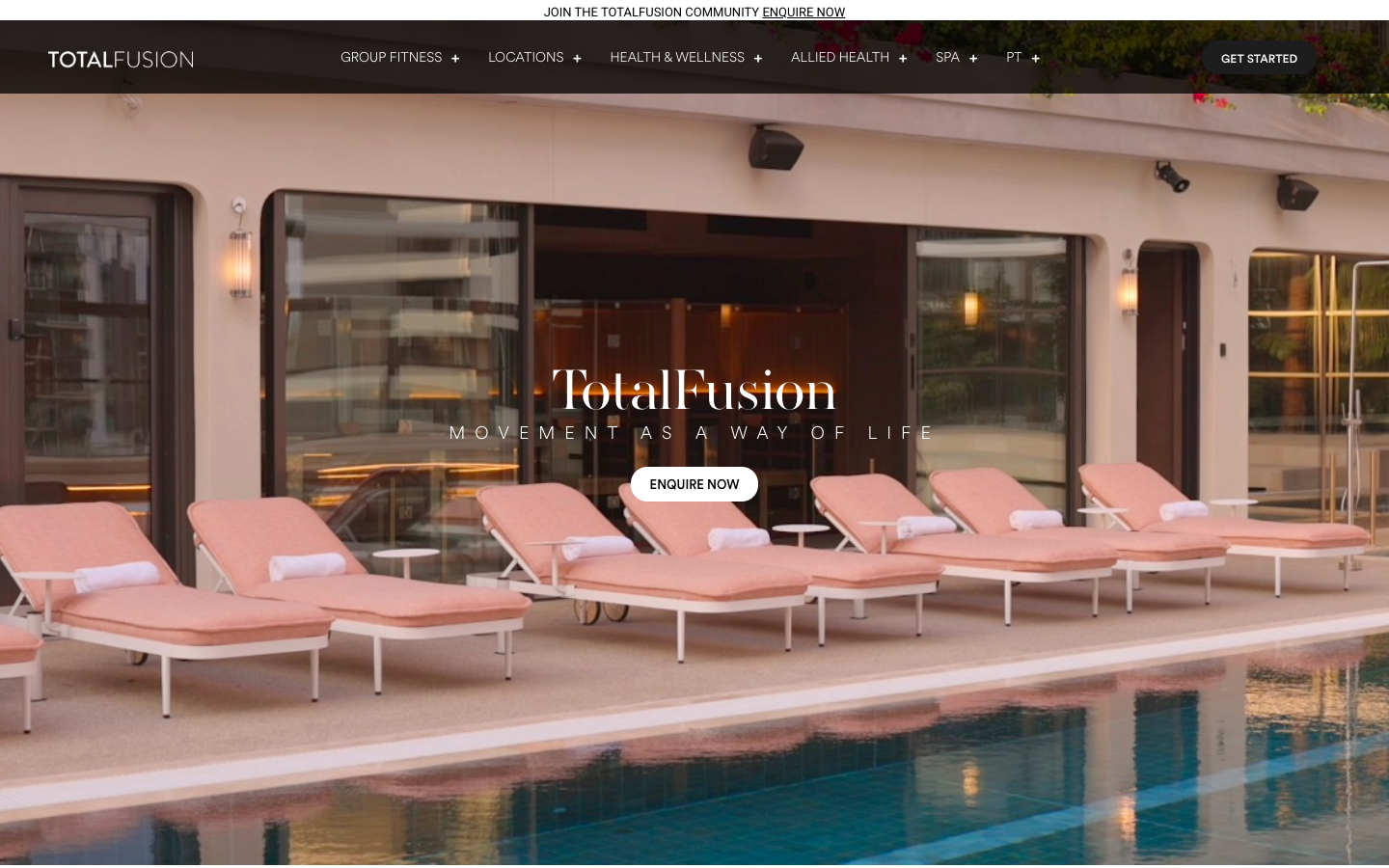 TotalFusion website screenshot