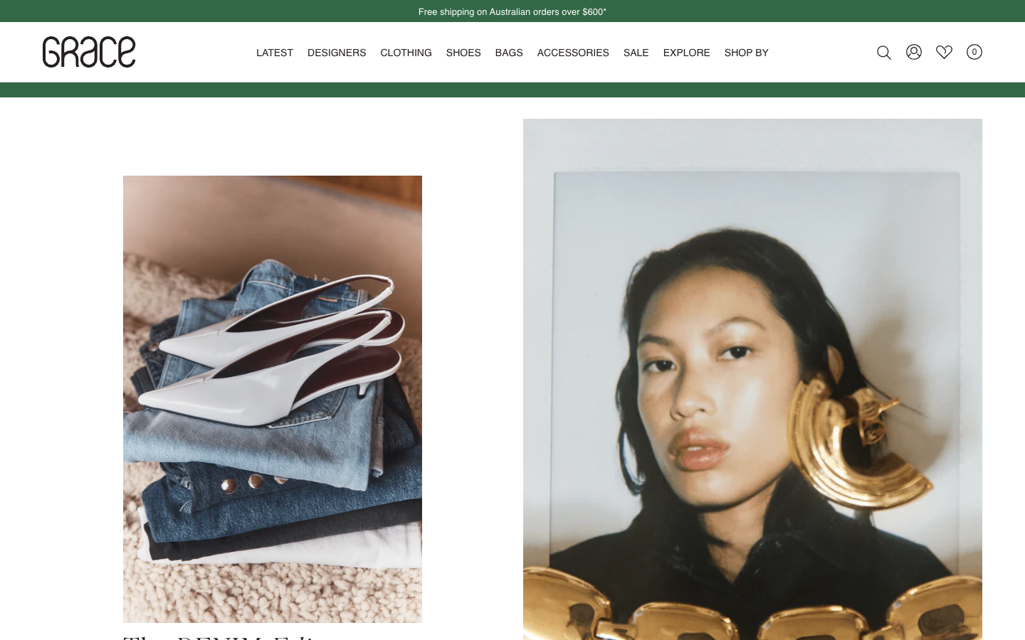 GRACE Melbourne website screenshot